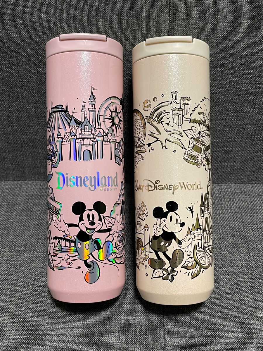 2本セット WDW・DLR×Starbucks タンブラー 日本未発売 限定 未使用品新品