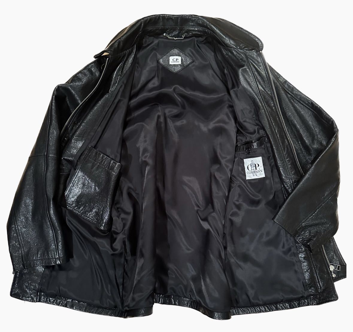 C P COMPANY シーピーカンパニー レザーカーコート 黒|Yahoo C P COMPANY シーピーカンパニー レザーカーコート 黒|Yahoo