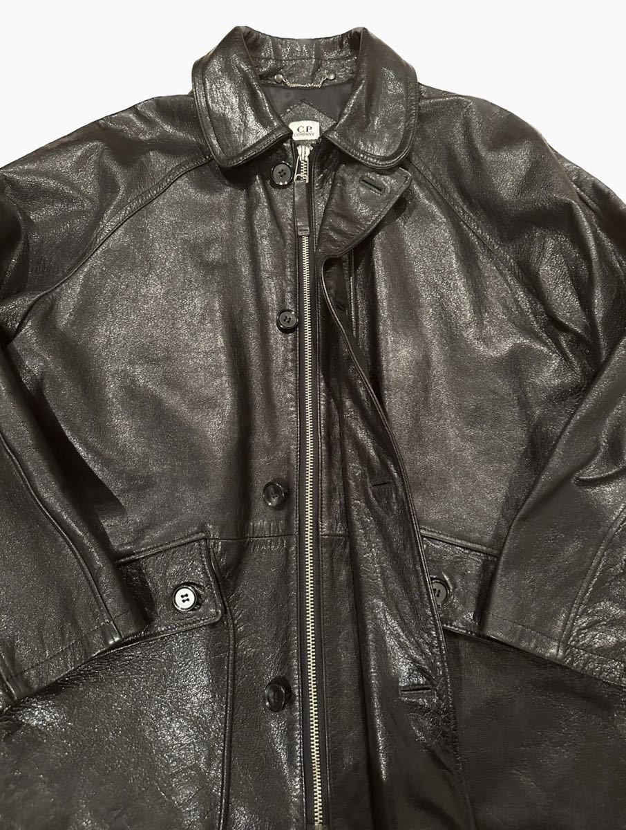 C P COMPANY シーピーカンパニー レザーカーコート 黒|Yahoo C P COMPANY シーピーカンパニー レザーカーコート 黒|Yahoo
