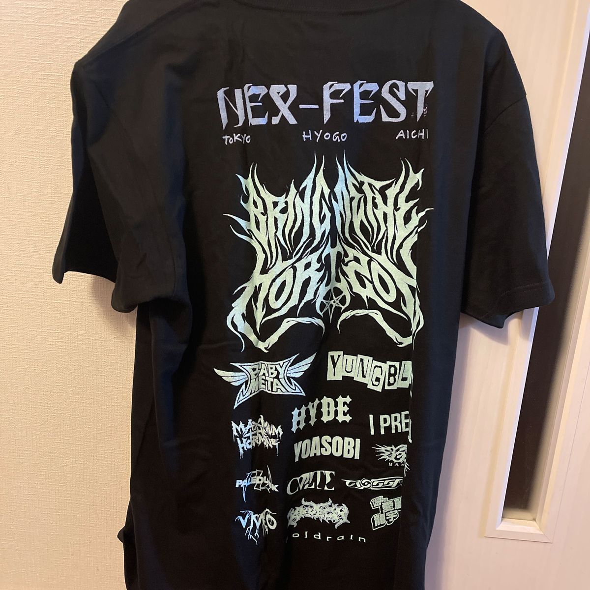 nex fest tシャツ 公式グッズ Lサイズ 最初からタグ、ビニール梱包なし