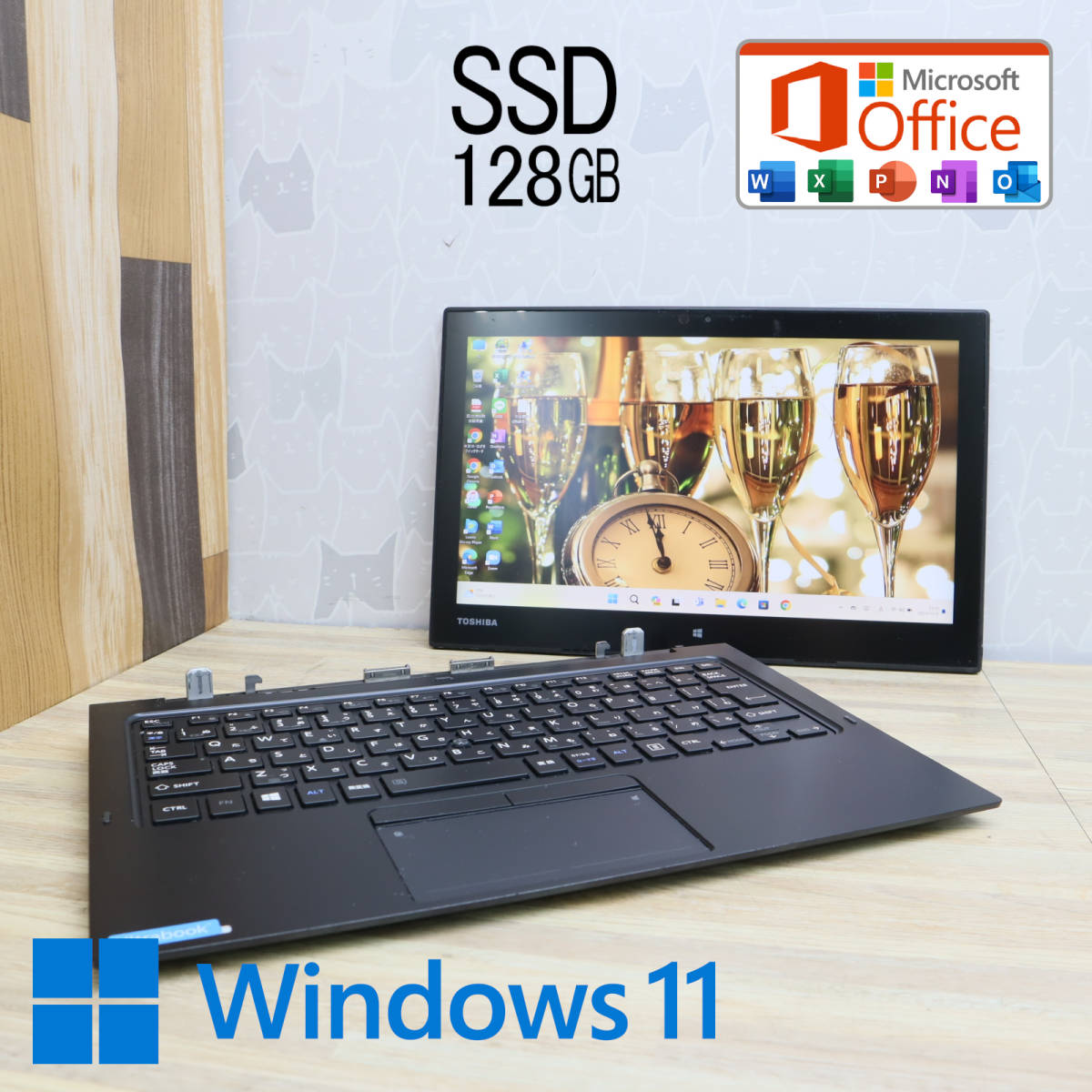 ★中古PC M.2 SSD128GB★R82/B Webカメラ Core M5 6Y54 Win11 Microsoft Office 2019 Home&Business 中古品 ノートPC★P61665_画像1