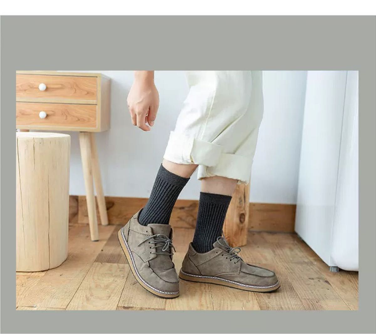 メンズソックス　8足セット　ビジネスソックス　仕事用靴下　メンズ靴下　男性用靴下　ロングソックス　まとめ売り　送料無料