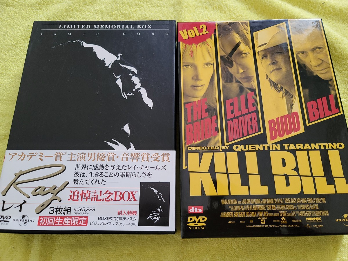 キルビル Vol.1 & 2 ツインパック [DVD]　 ＆　Ray/レイ 追悼記念BOX DVD　２セット_画像1