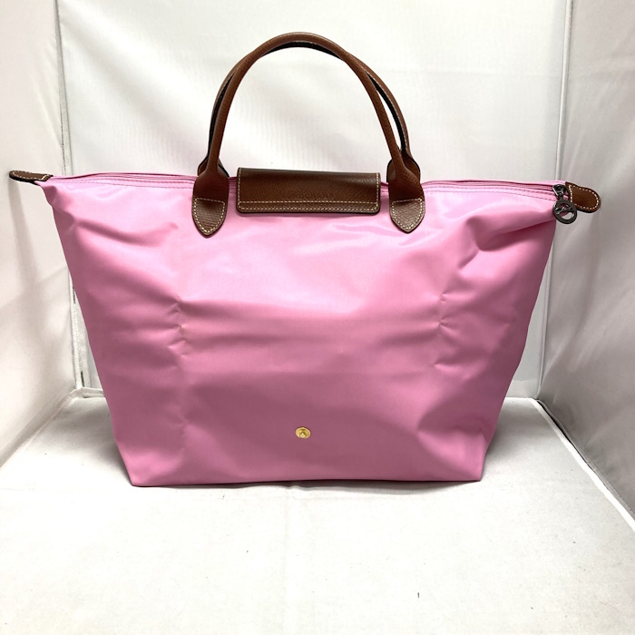 LONGCHAMP トートバッグ ル プリアージュ M ナイロン レザー ローザ ピンク 1623-089 [jgg]_画像2