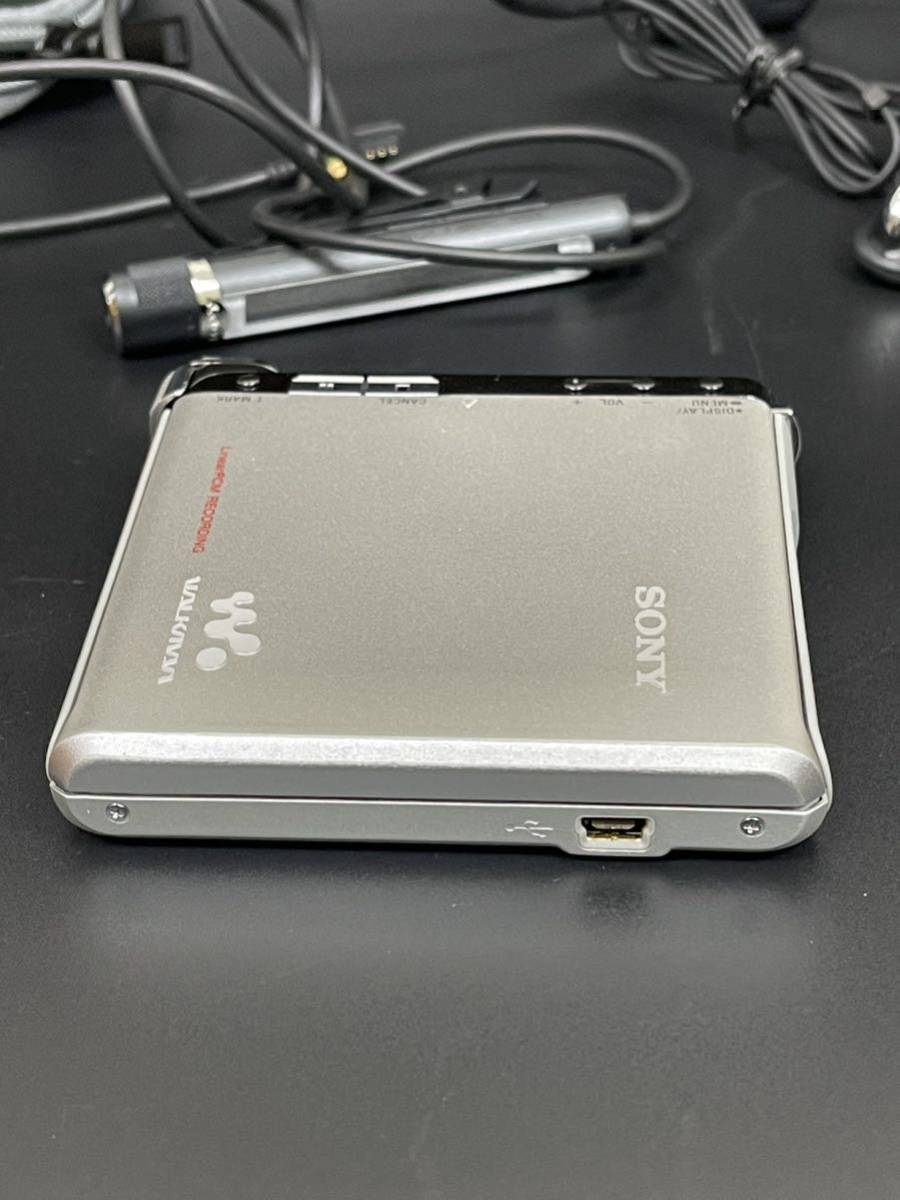 SONY ソニー MDウォークマン MZ-RH1 ポータブルMDプレーヤー WALKMAN 現状品_画像4