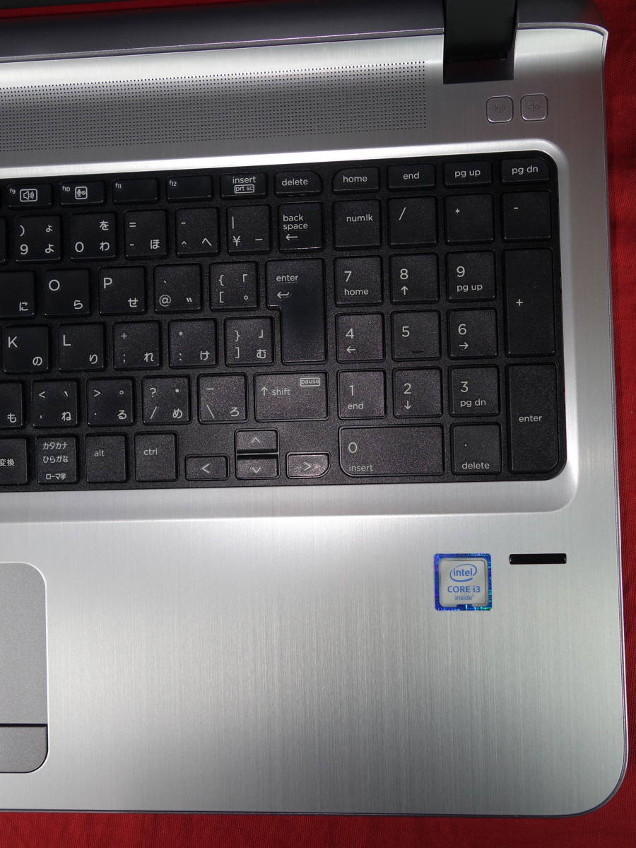 HP　ProBook 450 G3 【Core i3-6100U】 ★ Windows 10 ★ 8GB/SSD256GB/無線　訳あり中古 ノートPC 【10日間保証】_画像8