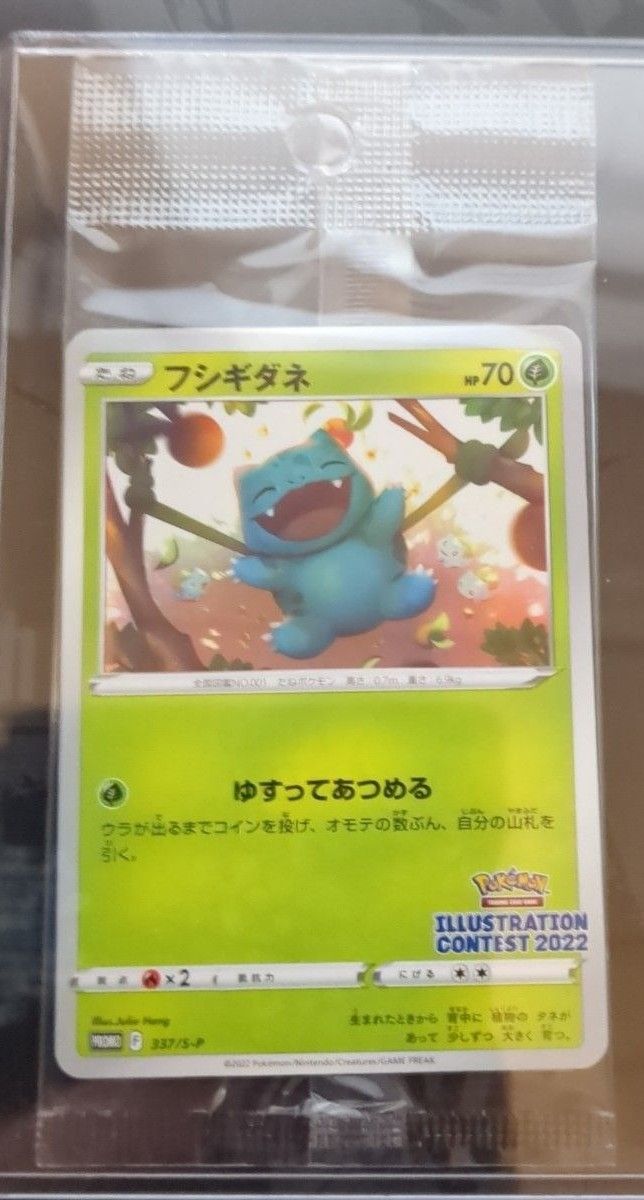 ポケモンカード フシギダネプロモ イラストレーションコンテスト ポケモンカード フシギダネプロモ イラストレーションコンテスト
