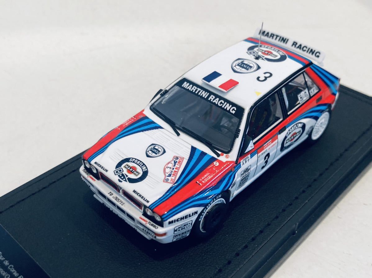 [ free shipping ] 1/43 TOP MARQUES Lancia Delta Lancia Delta HF Integrale #3 D.oli all Tour de Corse 1992