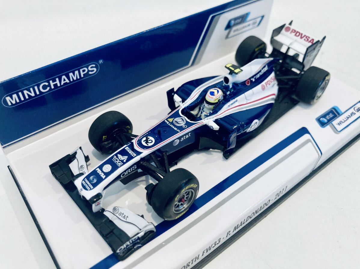 1/43 Minichamps ウィリアムズ コスワース FW33 #12 P.マルドナルド 2011_画像5