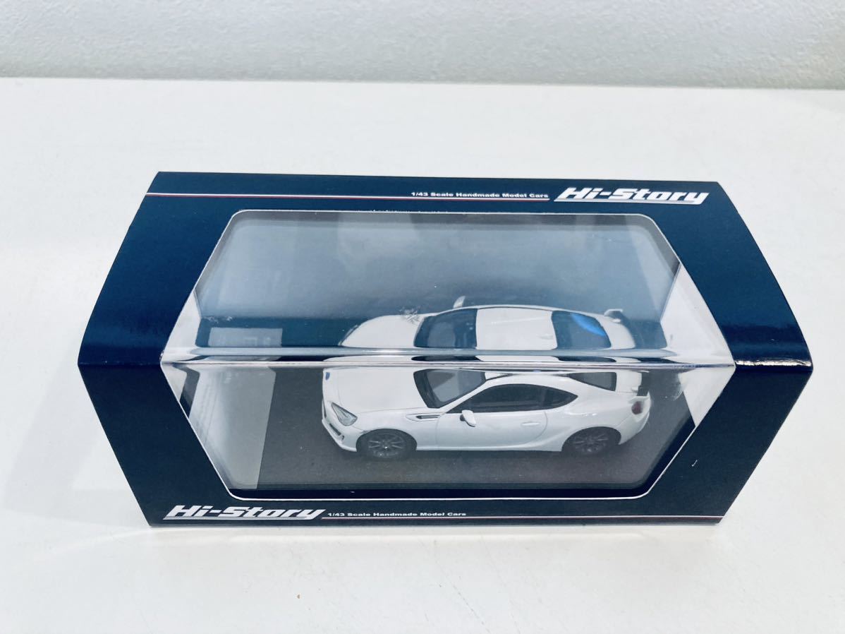 【送料無料】1/43 ハイストーリー スバル BRZ 2.0 GT 2016 クリスタルホワイトパール_画像3