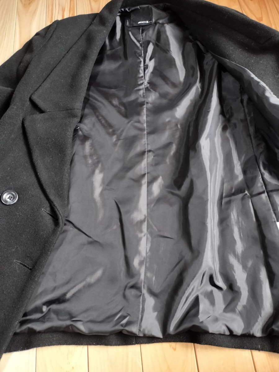 moussy マウジー コート ジャケット ダブル レディース1（S） ブラック系 ウール 送料無料_画像6