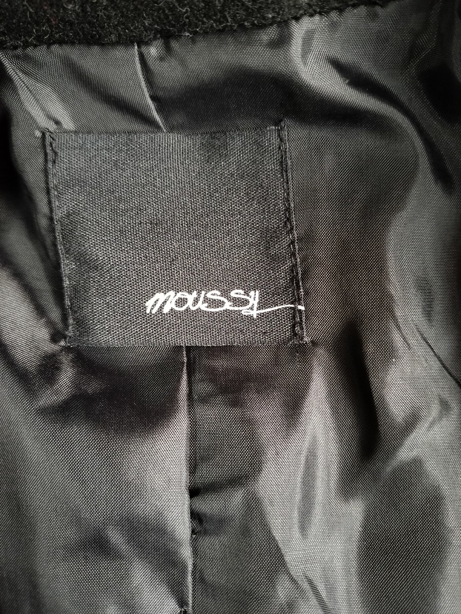 moussy マウジー コート ジャケット ダブル レディース1（S） ブラック系 ウール 送料無料_画像7