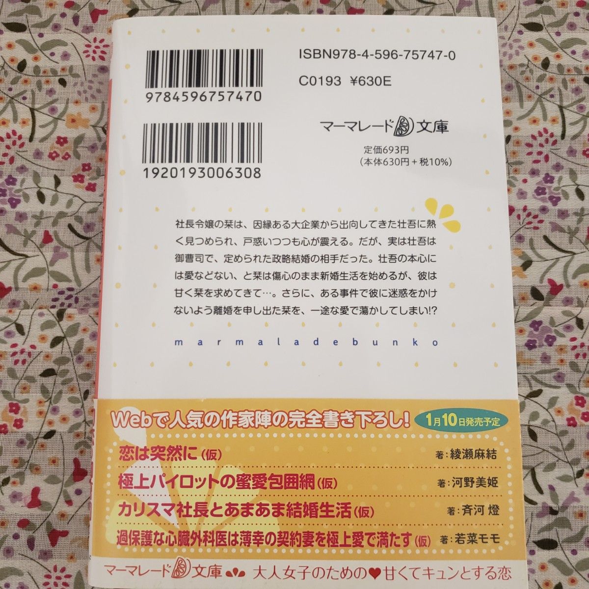 離婚を申し出たら、政略御曹司に二十年越しの執着溺愛を注がれました （マーマレード文庫　ミ２－０４） 水十草／著