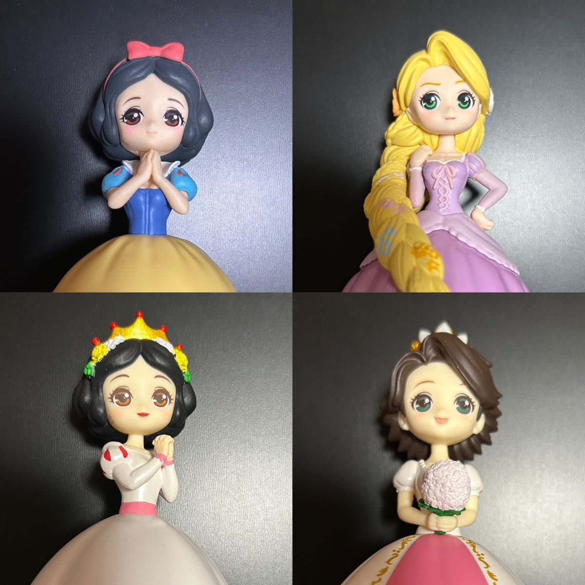 【毎週 水曜日発送】 4つセット 白雪姫・ラプンツェル ガチャガチャ カプキャラヒロインドール ディズニー ディズニープリンセス