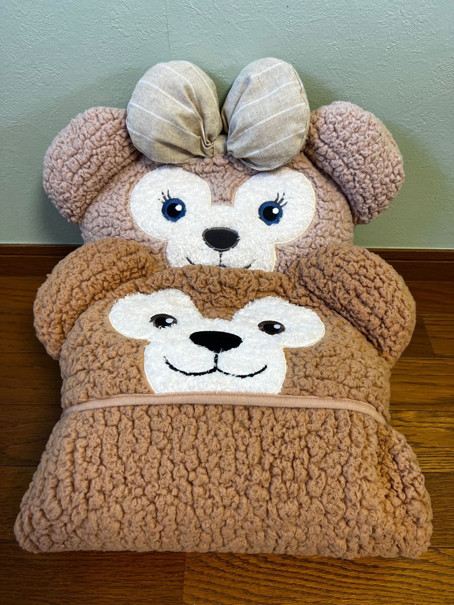 上海ディズニー ポンチョ もこもこブランケット ダッフィー 上海ディズニー ポンチョ もこもこブランケット ダッフィー
