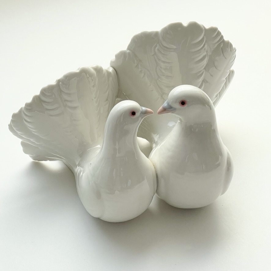 LLADRO リヤドロ 1169 つがいの鳩 Couple Doves フィギュリン リアドロ_画像1