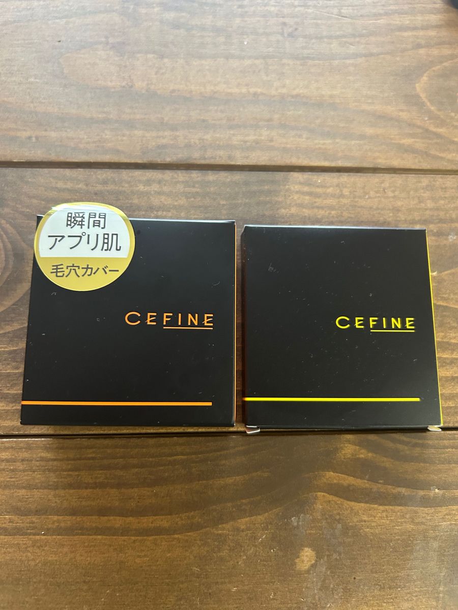 CEFINE セフィーヌシルキーメイクキープフェイスパウダー　シルクウエットパウダー レフィル (OC90) 2点まとめて 