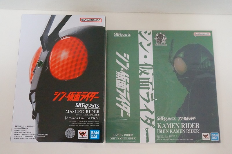オープンセール 福袋 新品 S.H.Figuarts 仮面ライダー(シン・仮面ライダー)(Amazon Limited PKG)+ 「SHIN JAPAN HEROES 」オリジナルスリーブver.付属 仮面ライダー1号