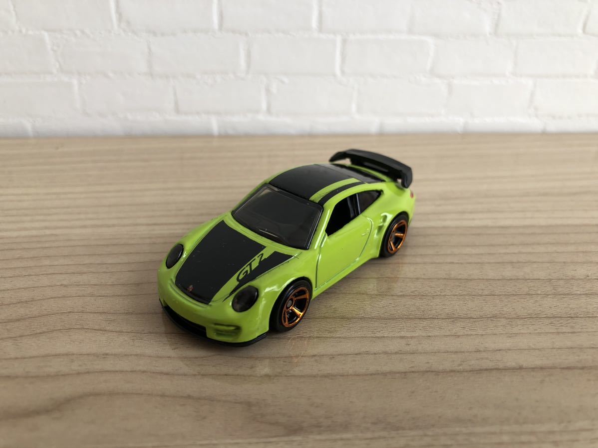 ホットウィール ミニカー 5パック バラ売り 限定 カラー ルース ポルシェ 911 GT2 緑 hotwheels PORSCHE_画像1
