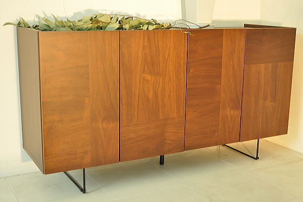 ST7SQW-KC:[ region limitation free shipping new goods ] domestic production walnut 150 width sideboard cabinet Northern Europe [ made in Japan exhibition liquidation goods Asian popular limitation price 