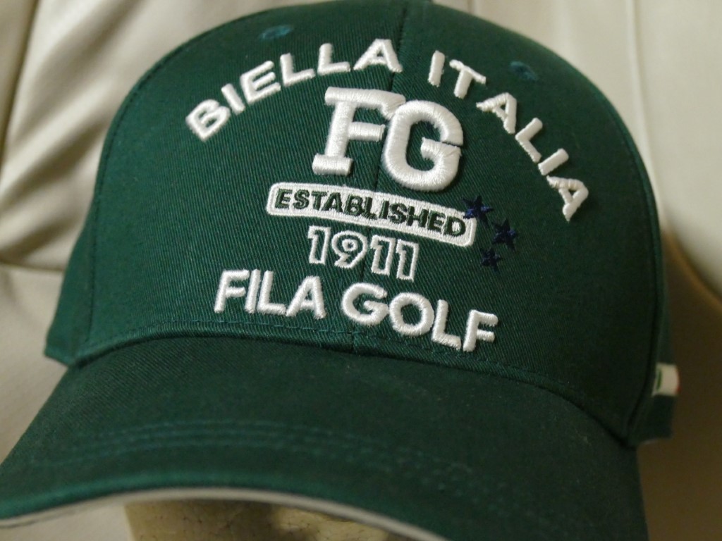 SFA70★サンプル品★FILA GOLF★フィラゴルフ★つば柔らかツイルキャップ★GR_画像2