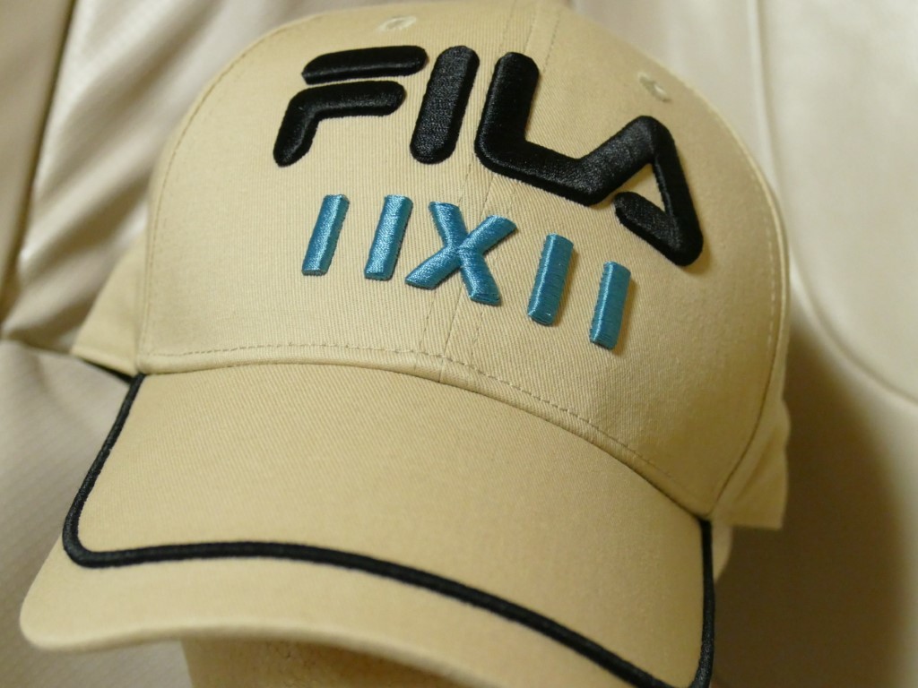 SFA65★春夏★サンプル品★FILA GOLF★フィラゴルフ★3Dロゴキャップ★BE_画像2