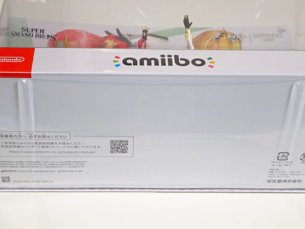 【新品未開封品】amiibo ホムラ ヒカリ ダブルセット 大乱闘スマッシュブラザーズシリーズ アミーボ ゼノブレイド2_画像2