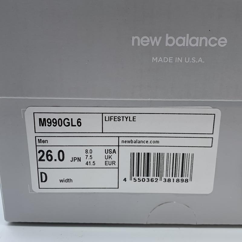 【中古】newbalance MADEinUSA ニューバランス サイズ26cm M990GL6[240019427305]_画像9