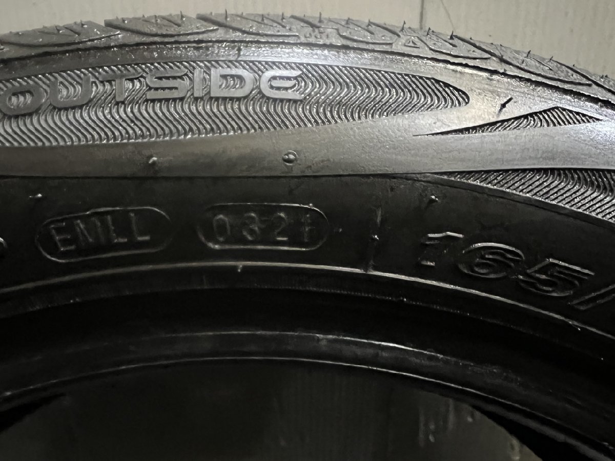 ROADSTONE N'blue ECO 165/60R15 15インチ 夏タイヤ 1本 21年製 バリ溝 ハスラー ピクシスジョイ デリカD:2等　(TG182)_画像5