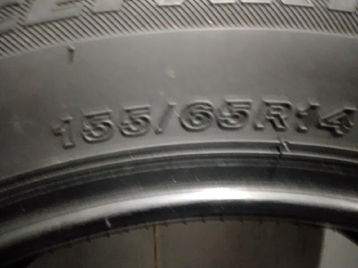 BS BRIDGESTONE ICEPARTNER2 155/65R14 14インチ スタッドレス 1本 19年製 ミライース MRワゴン フレア モコ等　(MTB389)_画像6