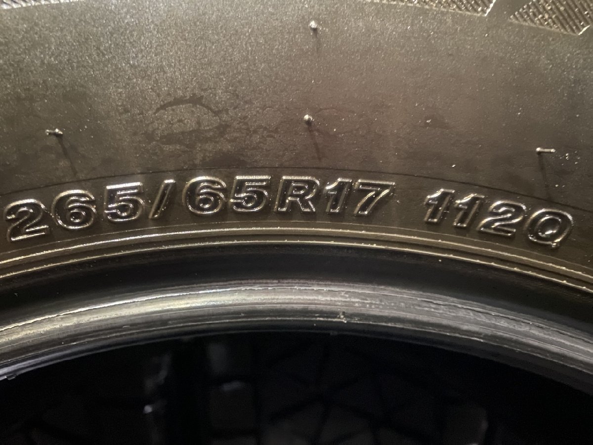 BS BRIDGESTONE BLIZZAK DM-V2 265/65R17 17インチ スタッドレス 4本 バリ溝 パジェロ ハイラックスサーフ等　(VTG753)_画像8