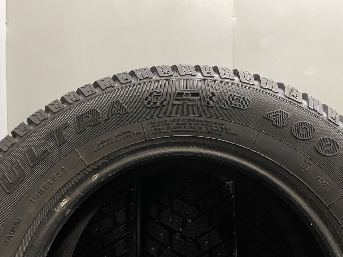 走行短め GOODYEAR ULTRA GRIP400 185/70R14 14インチ スパイクタイヤ 4本 　(VTP888)_画像8