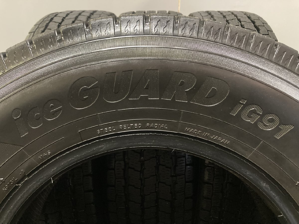 YOKOHAMA ice GUARD iG91 195/80R15 107/105L LT 15インチ スタッドレス 4本 19年製 ハイエース キャラバン等　(MTV115)_画像8