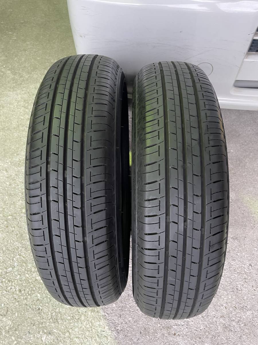 新車装着タイヤ ブリヂストンエコピアEP150 155/65 R14中古品2本_画像1