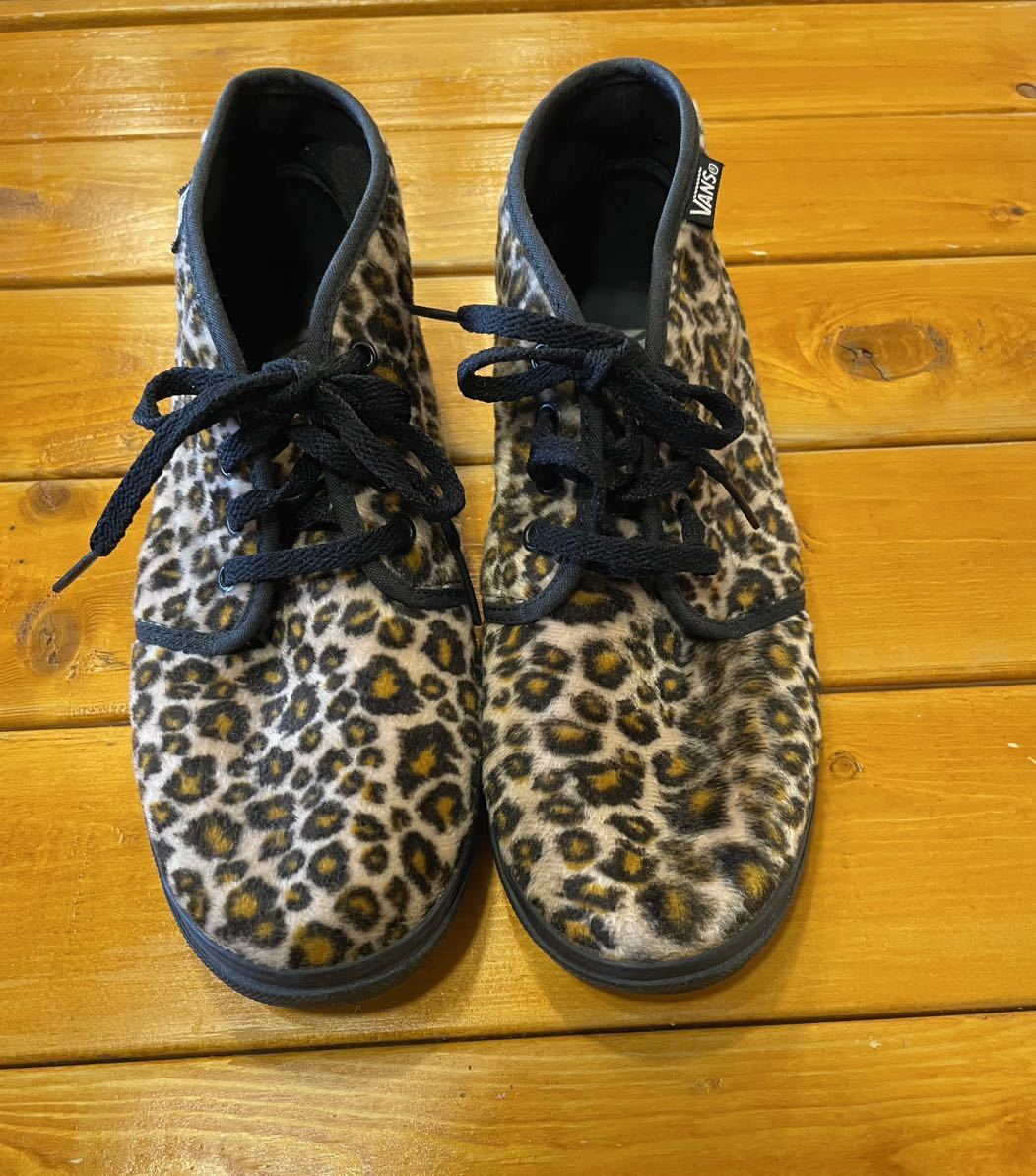 vans Vans Leopard 23.5cm средний женский леопардовый рисунок 