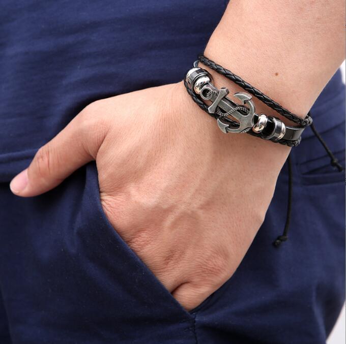  bracele men's leather braided belt accessory leather length adjustment possibility /X381