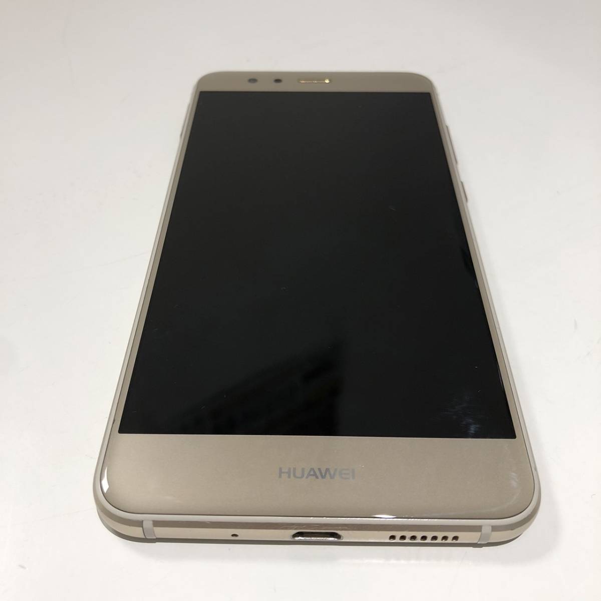 23055☆HUAWEI P10 lite 32GB ゴールド WAS-LX2J SIMフリー？ スマートフォン スマホ_画像2