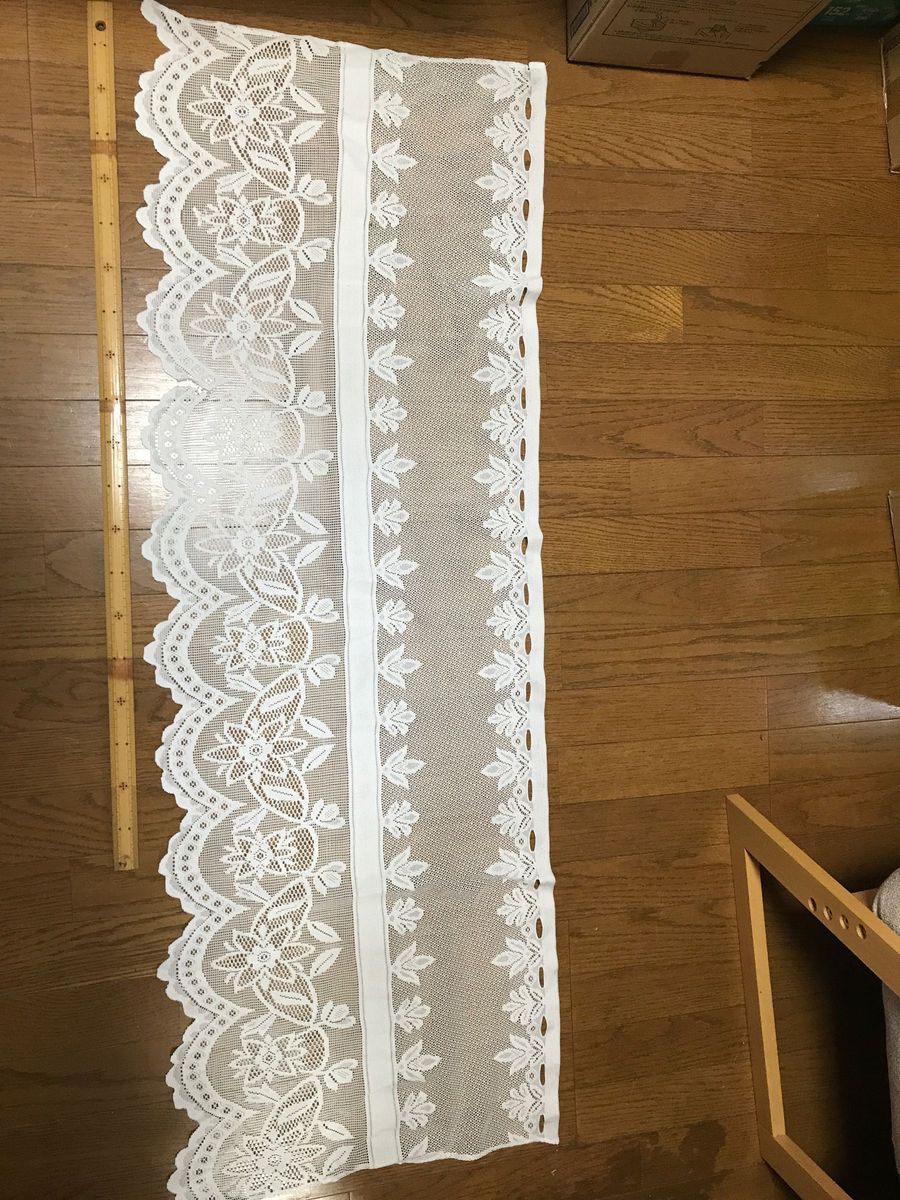 レースカーテン⑦ 50cm×140cm 昭和レトロ アンティーク レースカーテン⑦ 50cm×140cm 昭和レトロ アンティーク