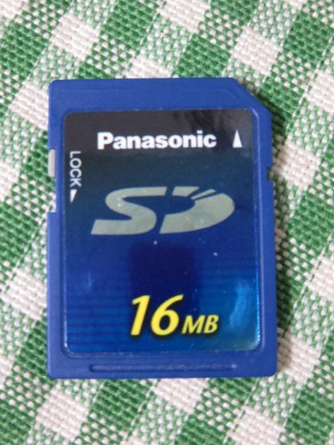 Panasonic SD карта памяти 16MB