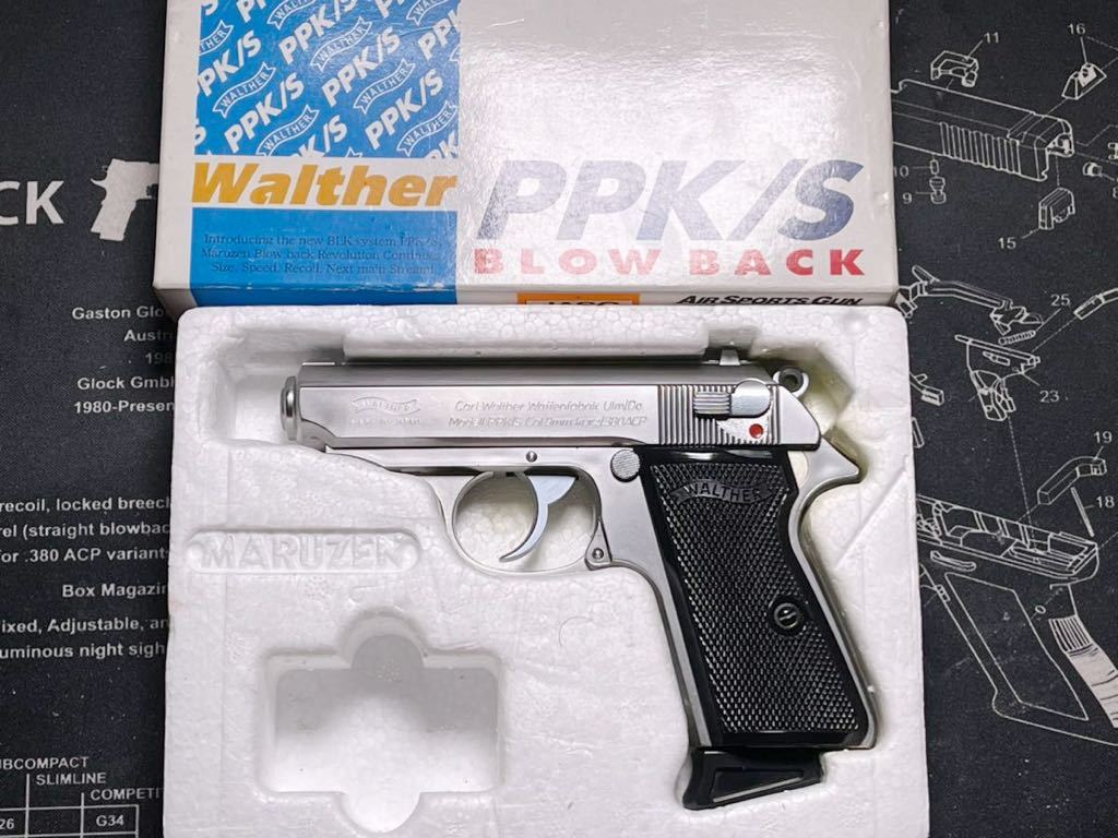 MARUZEN マルゼン ワルサーＰＰＫ/Ｓ Walther PPK/S ガスガン ハンドガン　ガスブローバック_画像1