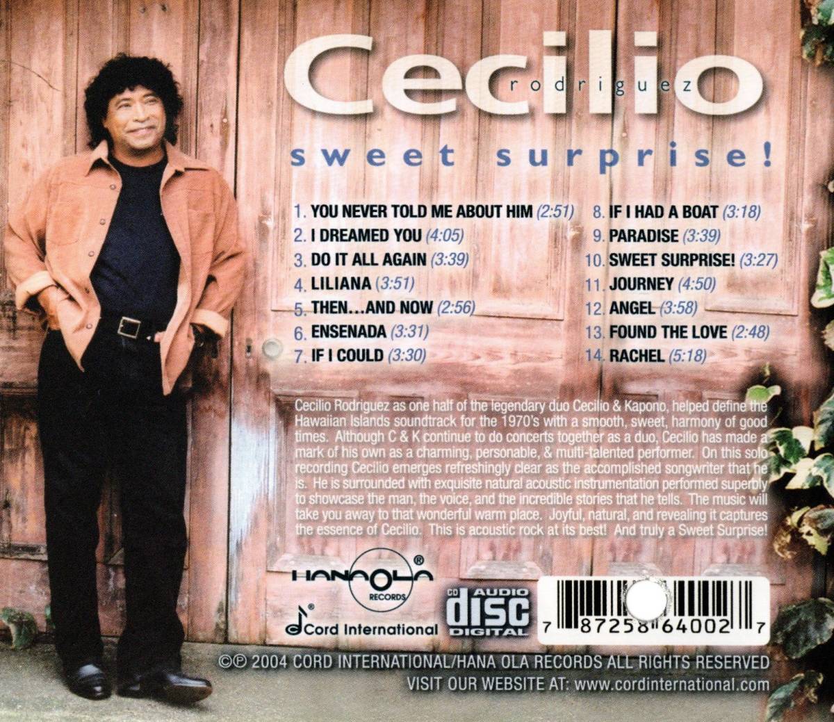 Mellow Hawaii, Cecilio/Sweet Surprise_画像2