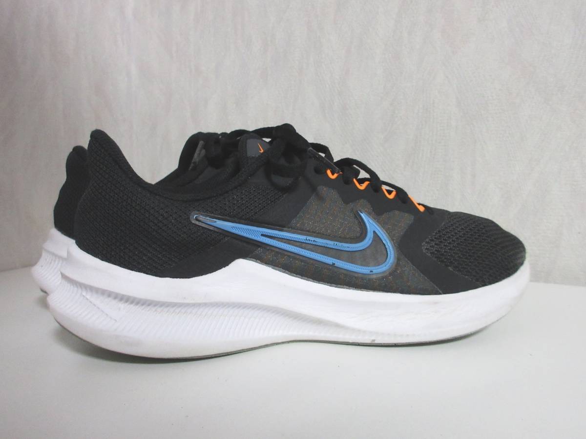 ナイキ NIKE ダウンシフター 11 ランニングシューズ CW3411-001 黒 ブラック 25.5 irmri hj988_画像3