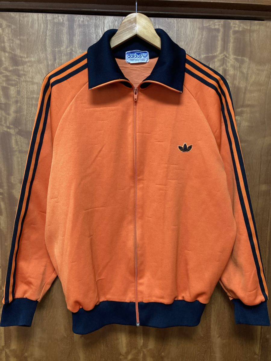 難あり 80s デサント製 adidas アディダス トラックジャケット