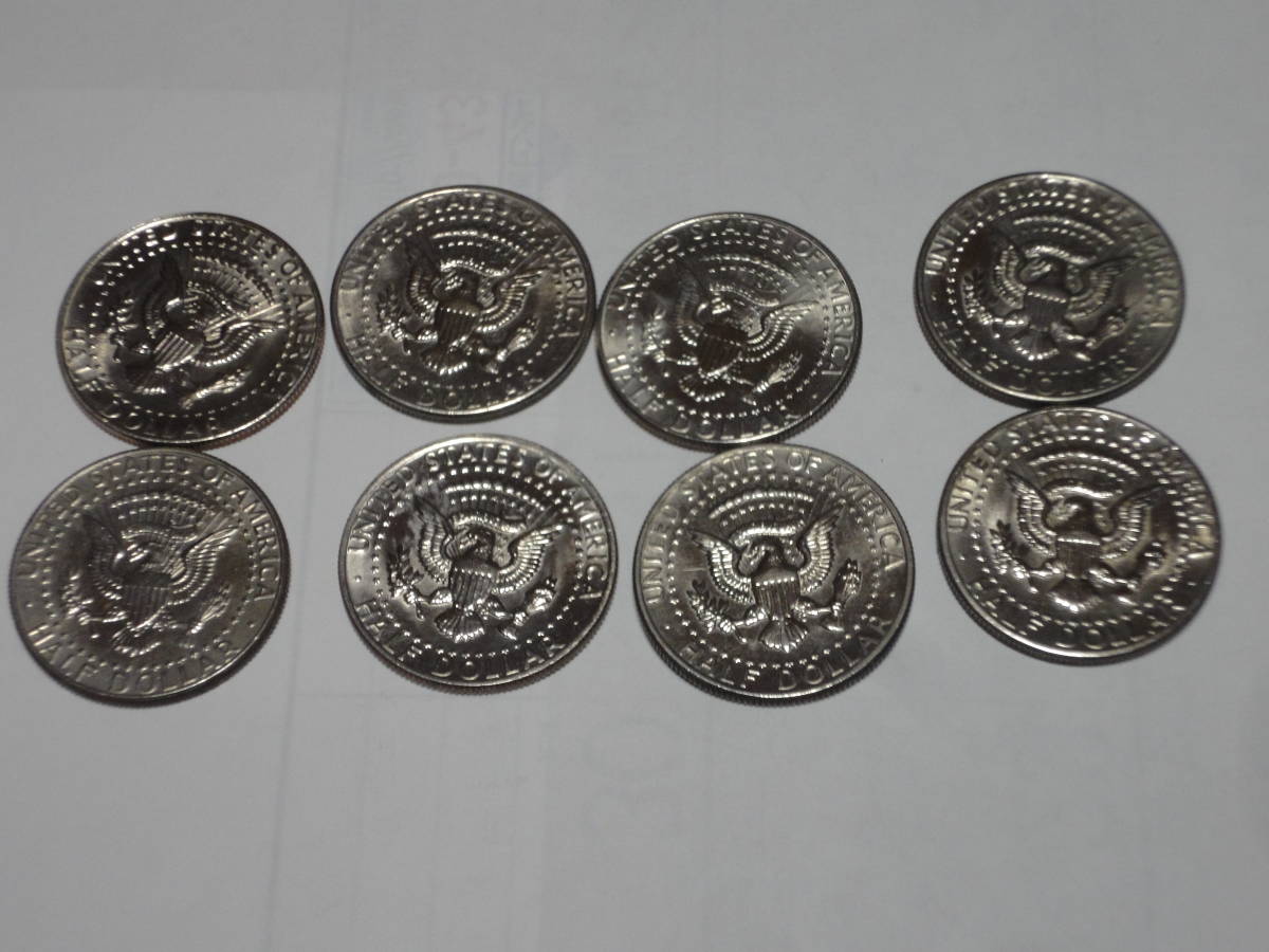 即決！　アメリカ　50セント硬貨（ケネディ・コイン）イーグル柄のみ３０枚_画像3