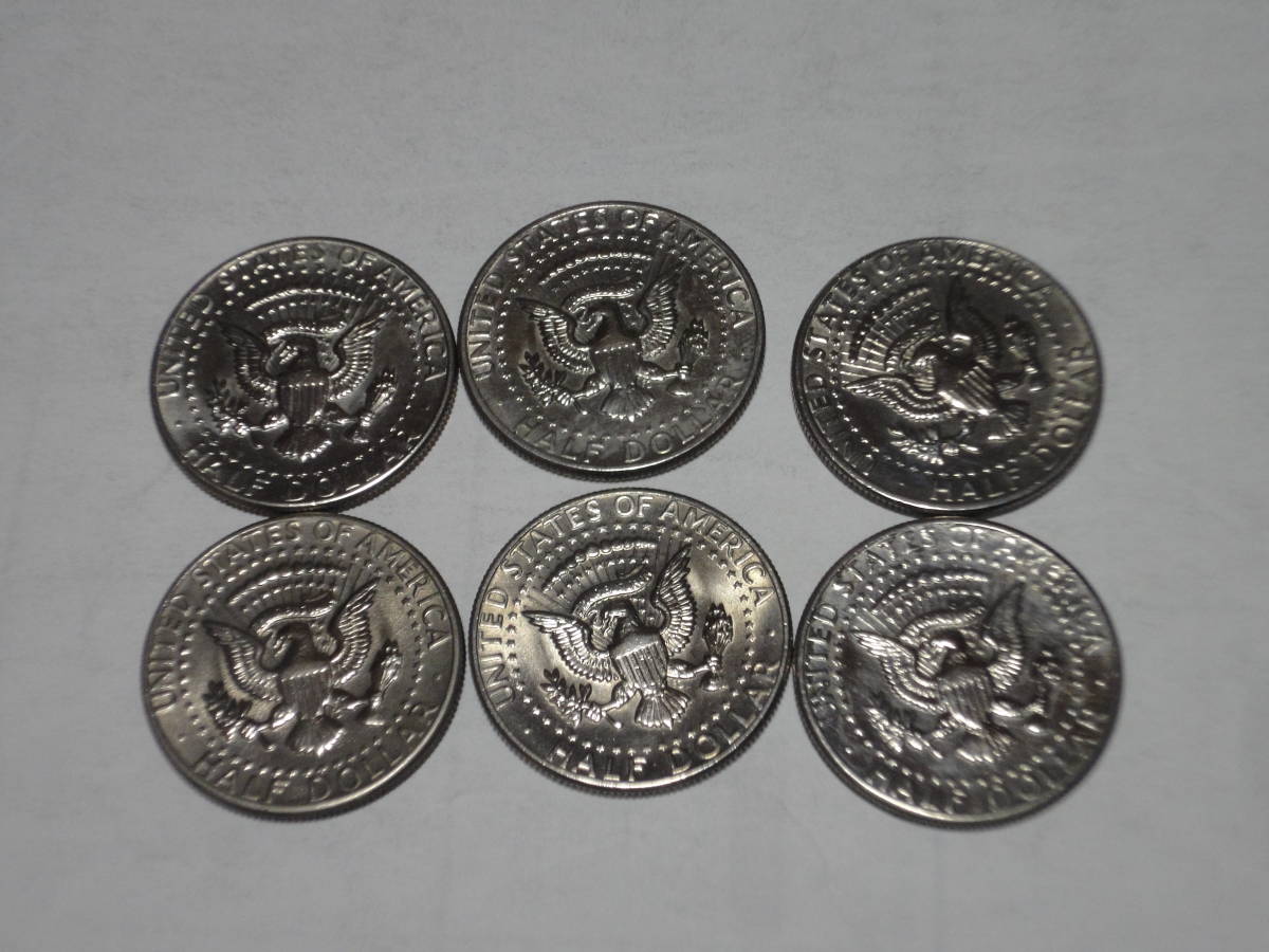 即決！　アメリカ　50セント硬貨（ケネディ・コイン）イーグル柄のみ３０枚_画像9