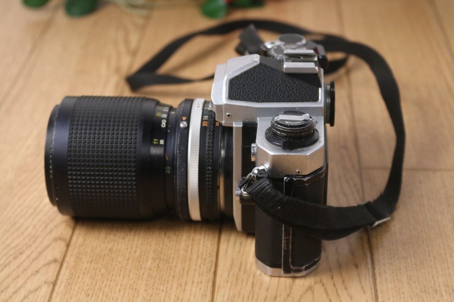 【ニコン Nikon FM2】フィルムカメラ　一眼レフカメラ　ZOOM-NIKKOR 35-105mm 1：3.5-4.5　現状!!　管Z7513_画像3