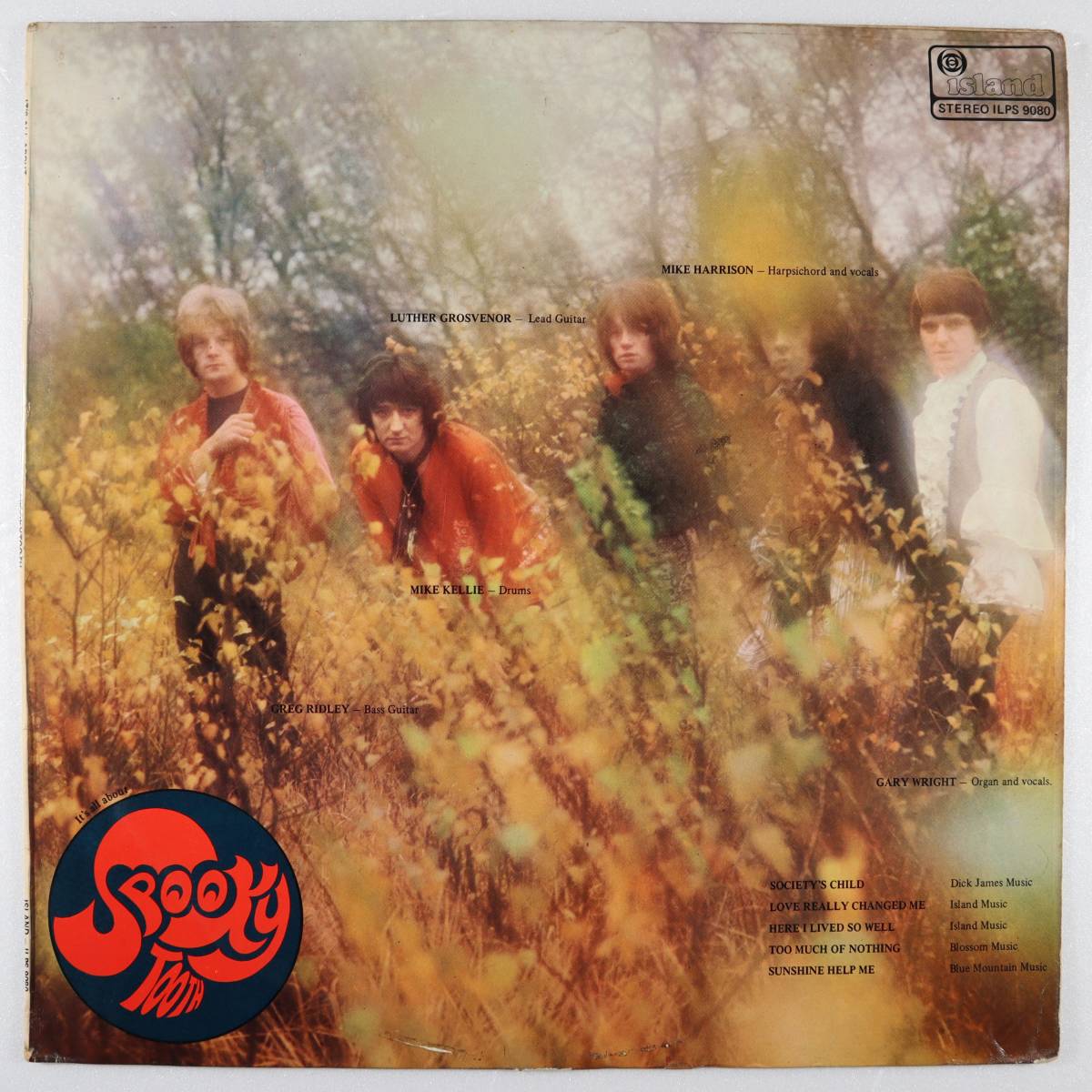 英Orig * SPOOKY TOOTH - It’s all about * 1968年 UK Island 初回ピンク・アイ!!_画像1