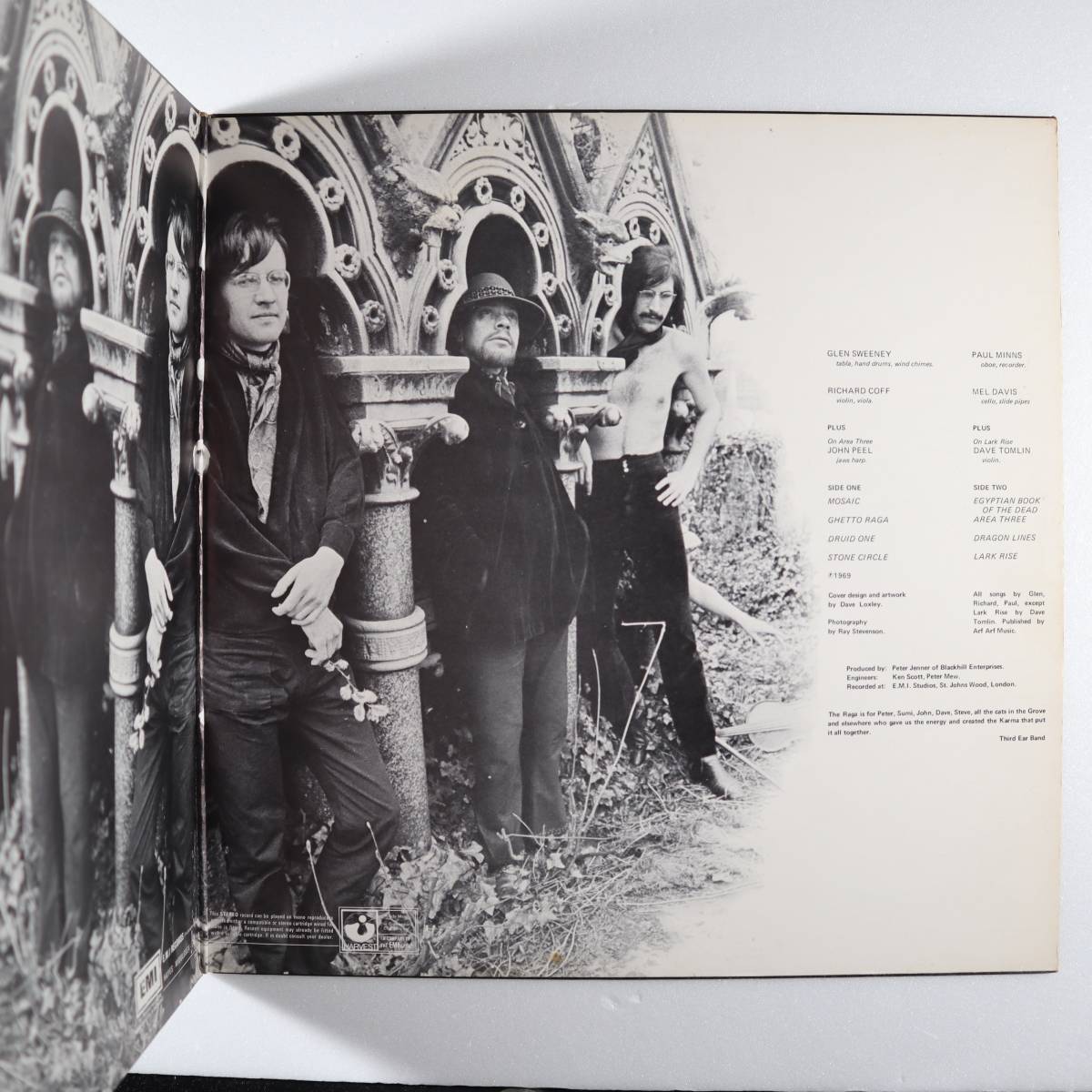 英Orig * THIRD EAR BAND - Alchemy * 1969年 UK Harvest 錬金術 オカルト・サイケ・エクスペリメンタル 真正初回プレス 準美品!!_画像4