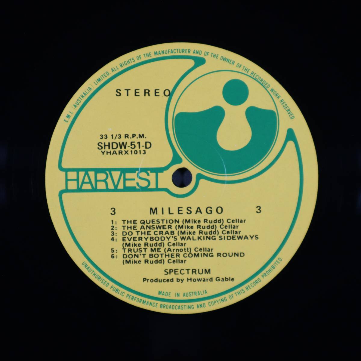 オセアニアOrig * SPECTRUM - Milesago * 1971年 AUS Harvest 2LP 初回Laminated Cover 豪州プログレ・サイケ ダウンアンダー!!_画像7