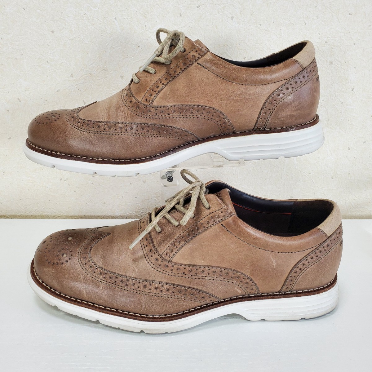 美品 ROCKPORT ロックポート 本革レザー スニーカー ビジネス 美品 ROCKPORT ロックポート 本革レザー スニーカー ビジネス